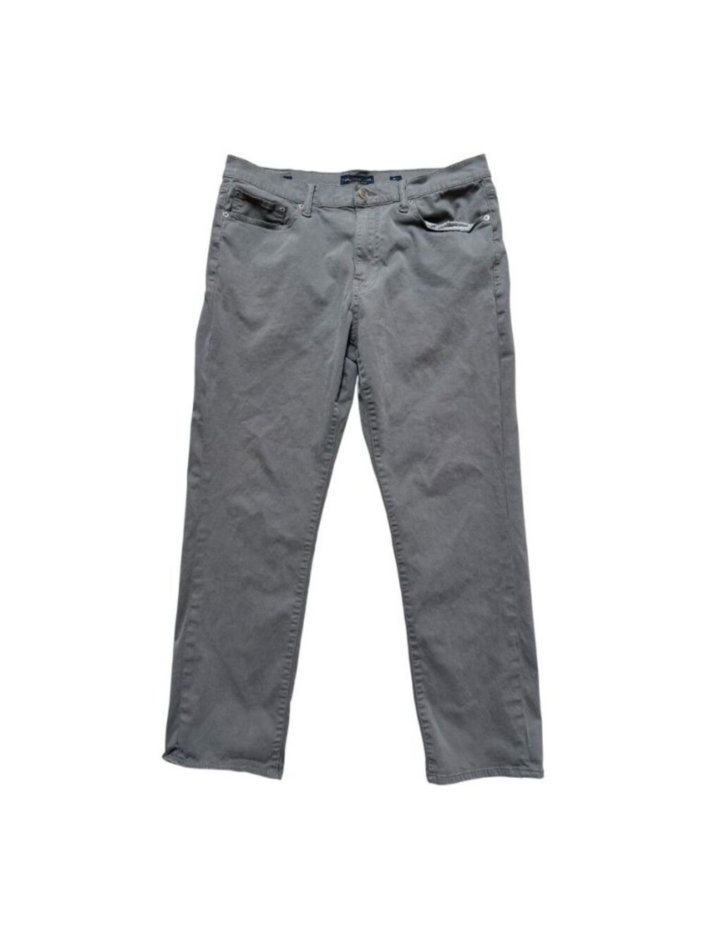 Lucky Brand 410 Athletic Slim Gray Pants Men’s 36x30 Stretch Casual Chino Jeans